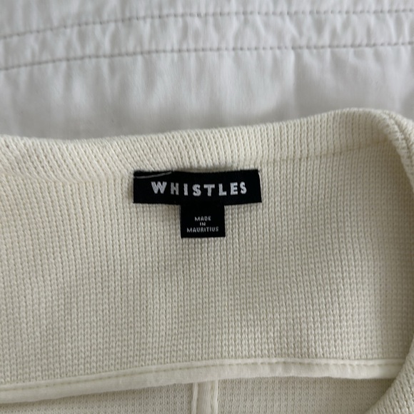 Whistles Collarless Jersey Jacket - Picture 5 of 7